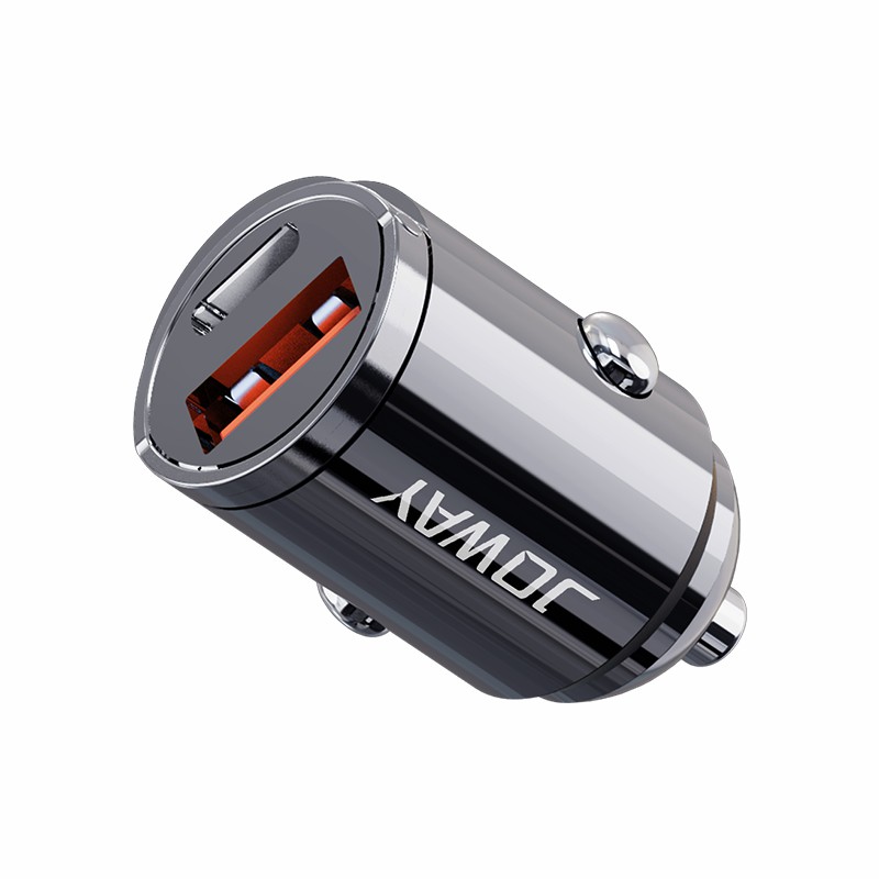 JC112 PD20W双口车载充电器_充电器_深圳市乔威电源有限公司