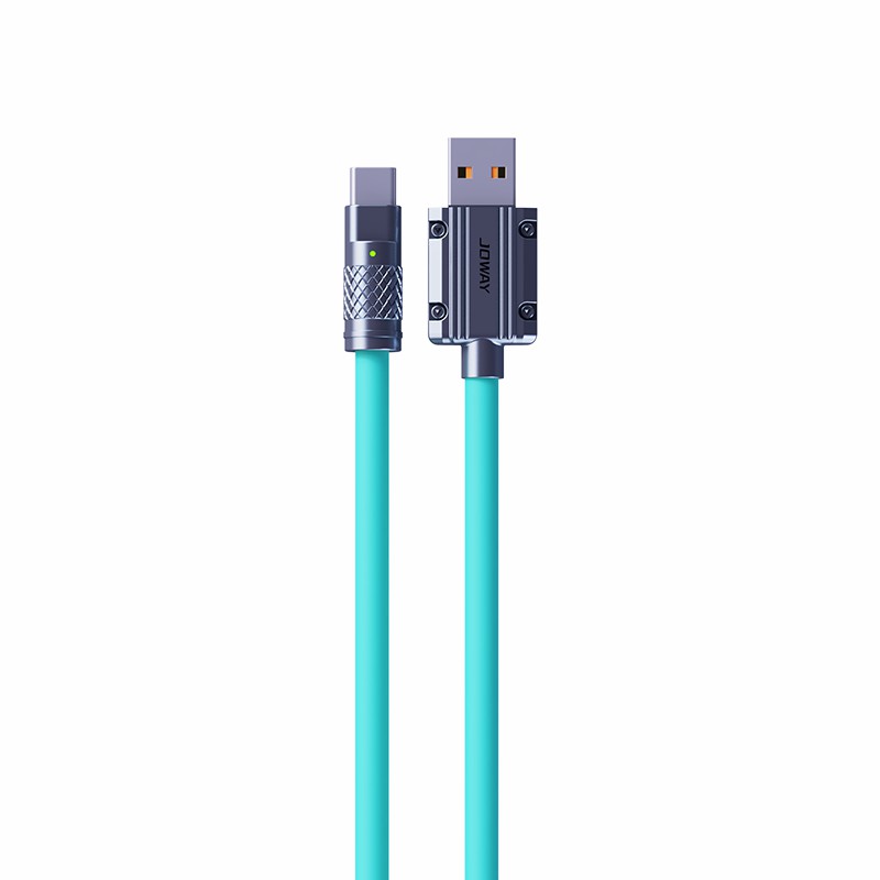 TC120 机甲锌合金硅胶数据线_数据线_深圳市乔威电源有限公司