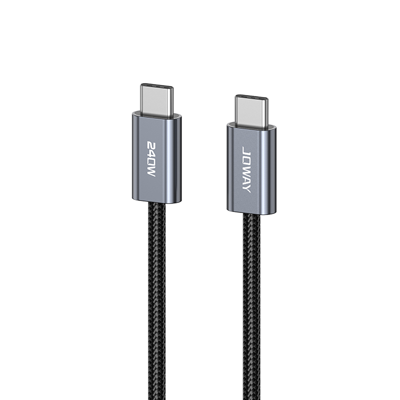CC240  240W双Type-C快充编织数据线_待上市新品_深圳市乔威电源有限公司